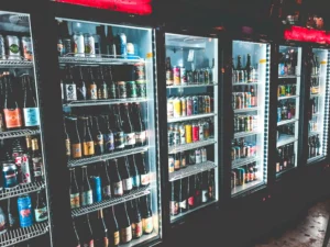 display of vending machines